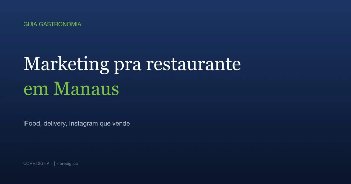 Gastronomia em Manaus